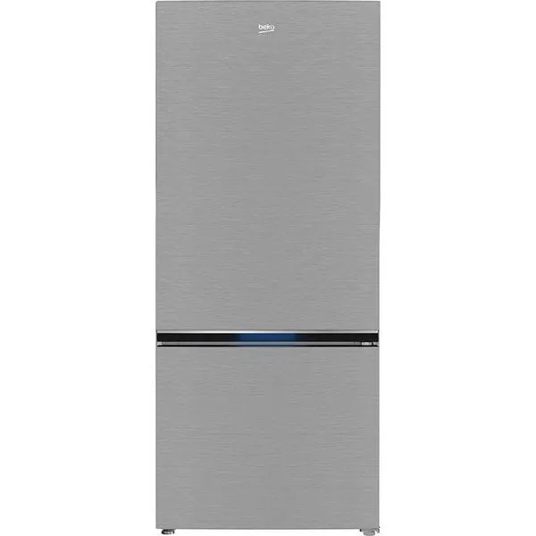 Beko Combina frigorifica Beko B3RCNE594HXB, 551L, Clasa E, H 187 cm, argintiu