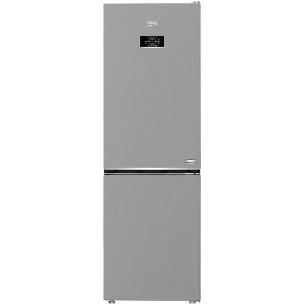 Beko Combina frigorifica BEKO B5RCNA366HXB1, No Frost, 316 l, H 186 cm, Clasa C, argintiu
