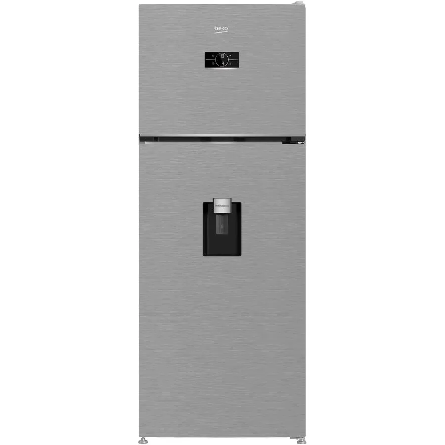 Beko Frigider cu doua usi Beko B5RDNE504LDXB, 477L, Clasa E, H 185 cm, Metal Look