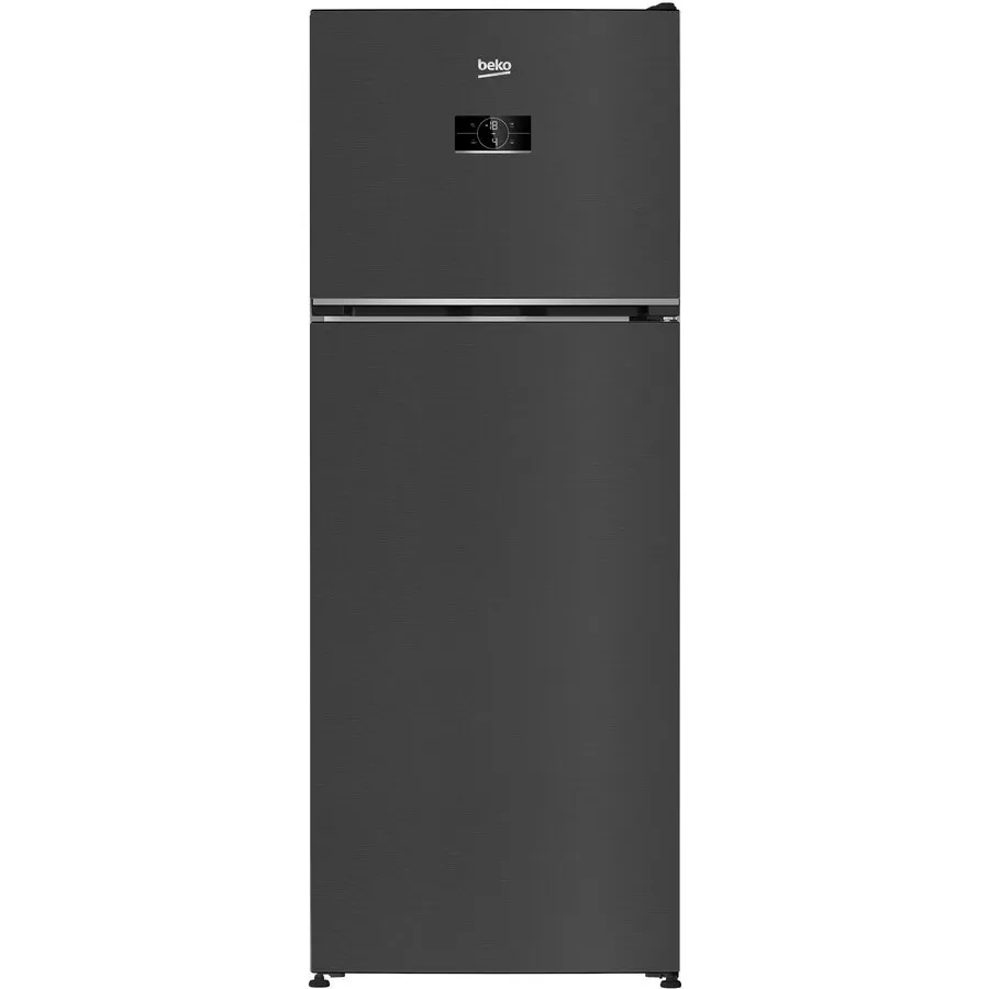 Beko Frigider cu doua usi Beko B5RDNE504LXBR, 477L, Clasa E, H 185 cm, Dark Inox