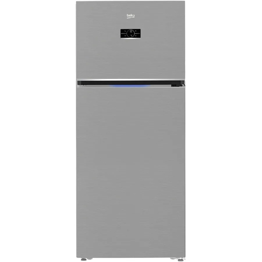 Beko Frigider cu doua usi Beko B5RDNE594ZXB, 557L, Clasa E, H 186 cm, Metal Look