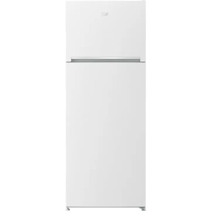 Beko Frigider cu doua usi Beko RDSE465K40WN, 437 l, Clasa E, Cooling Fan, Safety Glass, H 185 cm, Alb