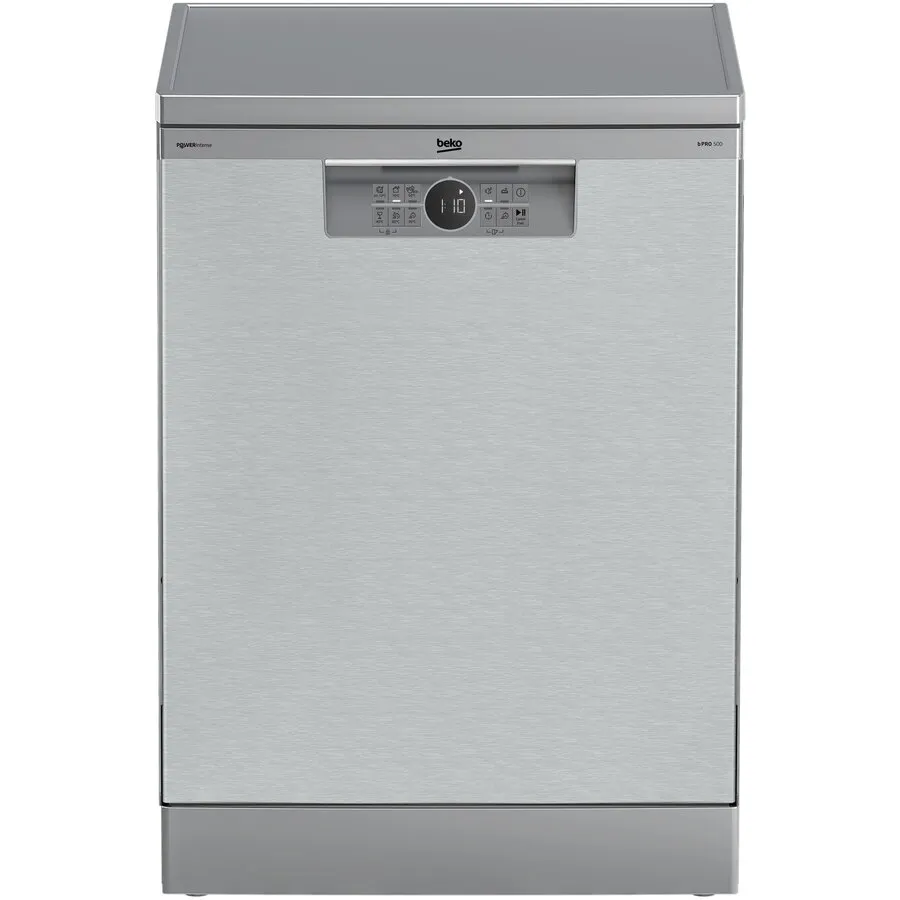 Beko Masina de spalat vase independenta Beko BDFN26540XP, 15 seturi, 6 programe, Clasa C, AutoDoor Opening, 60 cm, Inox