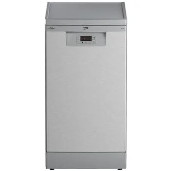 Beko Masina de spalat vase independenta Beko BDFS15020X, 10 seturi, 5 programe, Clasa E, 45 cm, alb