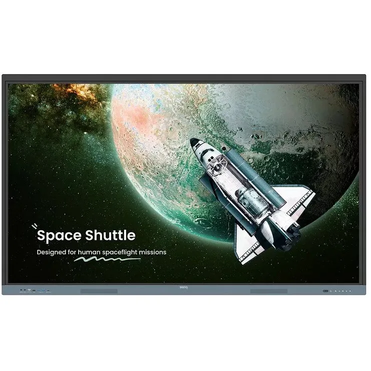 benq Monitor interactiv BenQ RE6504, 65 inch, 4K UHD, 8ms, IPS, 60Hz, Android 13, Negru