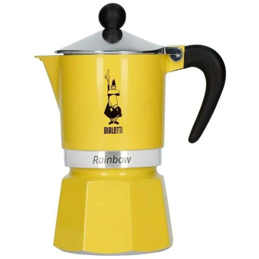 Bialetti Cafetiera italiana Bialetti 29583, 140 ml, Galben