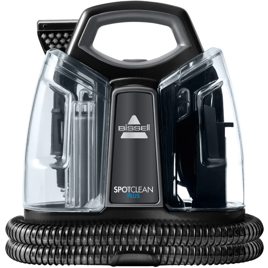 Bissell Aspirator cilindric Bissell SpotClean Plus, Umed-Uscat, 330 W, Fara sac, recipient 1.1L, Negru