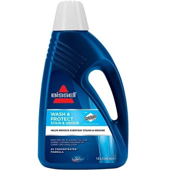 Bissell Solutie pentru covoare si tapiserii Wash&Protect Stain&Odour, Bissell, 1.5 litri