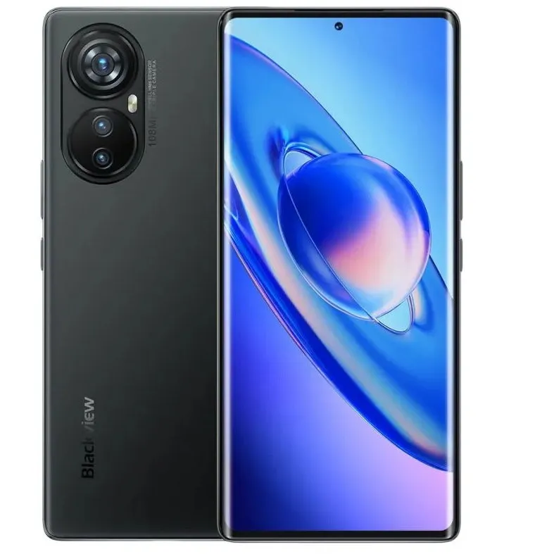 Blackview Telefon mobil Blackview A200 Pro, 4G, display curbat 6.67, 12GB RAM, 256GB ROM, 108MP, Helio G99, Dual SIM, Negru