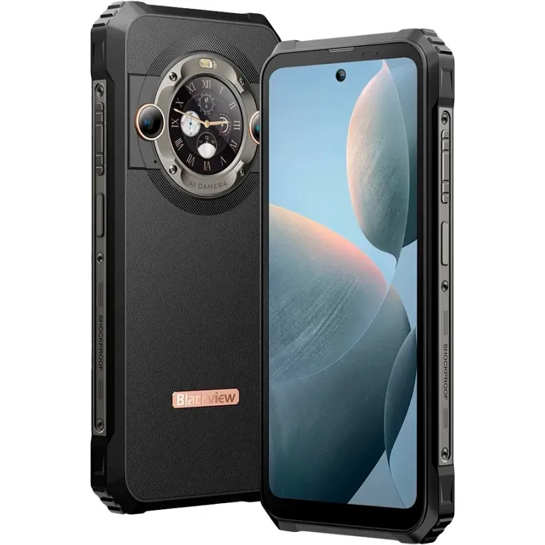 Blackview Telefon Mobil Blackview BL9000, Procesor Mediatek Dimensity 8020, Ecran IPS LCD 6.78, 12GB RAM, 512GB Flash, Camera Duala 50+13 MP, Wi-Fi, 5G, Dual Sim, Android, Negru
