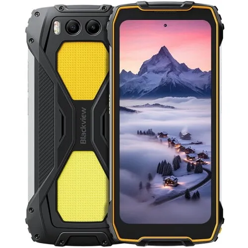 Blackview Telefon Mobil Blackview BV7300, Procesor MediaTek Helio G81, Ecran IPS LCD 6.67, 6GB RAM, 256GB Flash, Camera Duala 50 + 20 MP, Wi-Fi, 4G, Dual Sim, Android, Negru/Galben