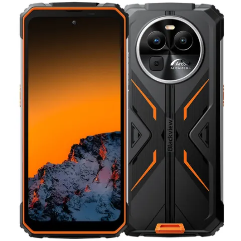 Blackview Telefon Mobil Blackview BV8100, Procesor Mediatek Helio G99, IPS LCD Capacitive touchscreen 6.5, 8GB RAM, 256GB Flash, Camera Duala 50+13MP, Wi-Fi, 4G, Dual Sim, Android, Negru/Portocaliu