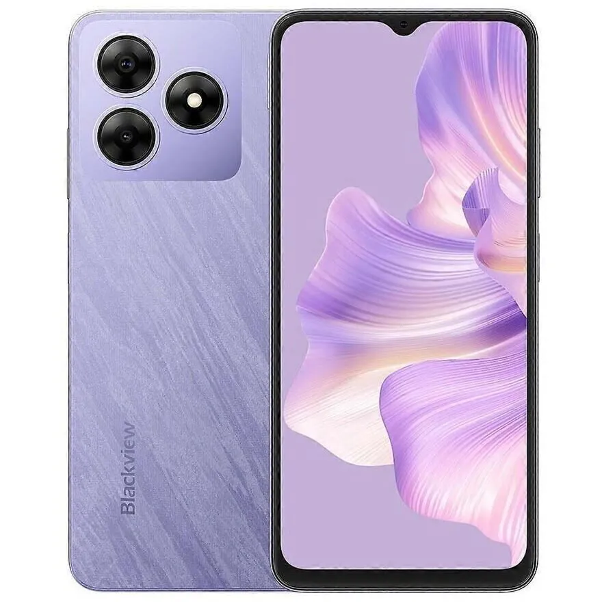 Blackview Telefon mobil Blackview WAVE 8C, Display 6.56 HD 720x1612, Memorie interna 64GB, Memorie 2GB RAM, Dual SIM, 4G, Tri-Camera, Sunset Purple, BV_WAVE 8C-PE_EU