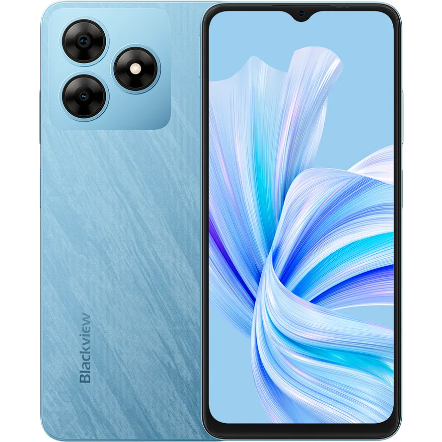 Blackview Telefon mobil Blackview Wawe 8C LTE, 6.56 LTE, HD IPS 720x1612, 60Hz,  2 GB RAM, 64GB, T603 1.6GHz, CAM 8MP/13MP, 5000mAh, Android 14GO. Dawn Blue