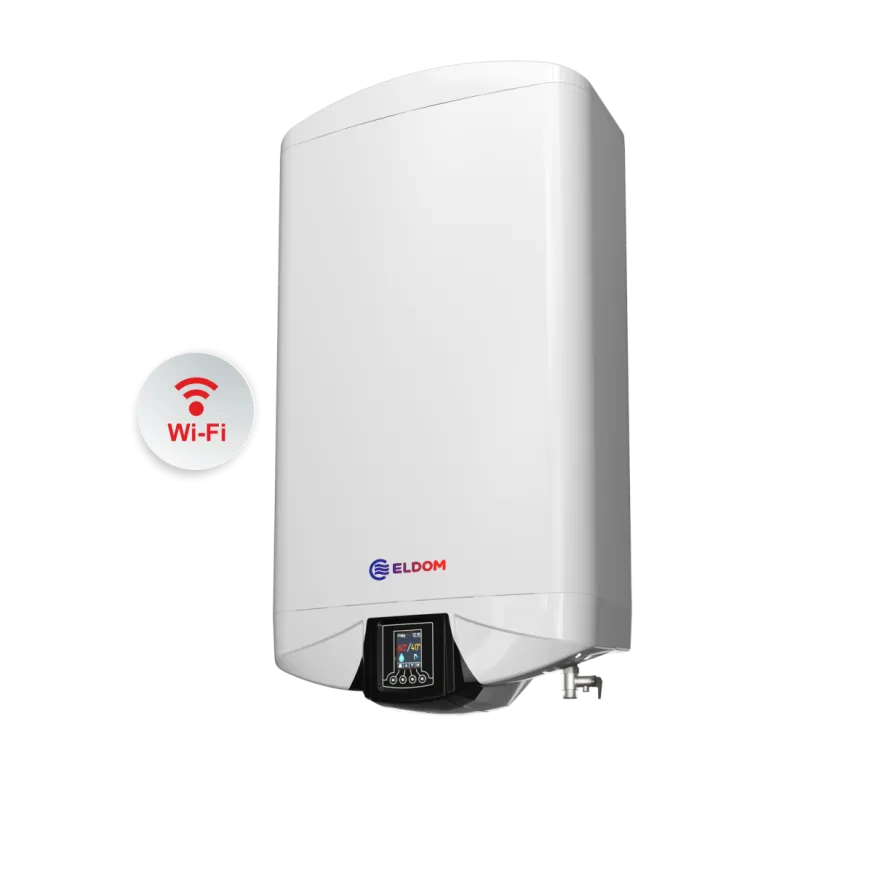 Boiler electric cu doua rezervoare, Eldom Galant Duo Wi-Fi DU060W-W, 50 L