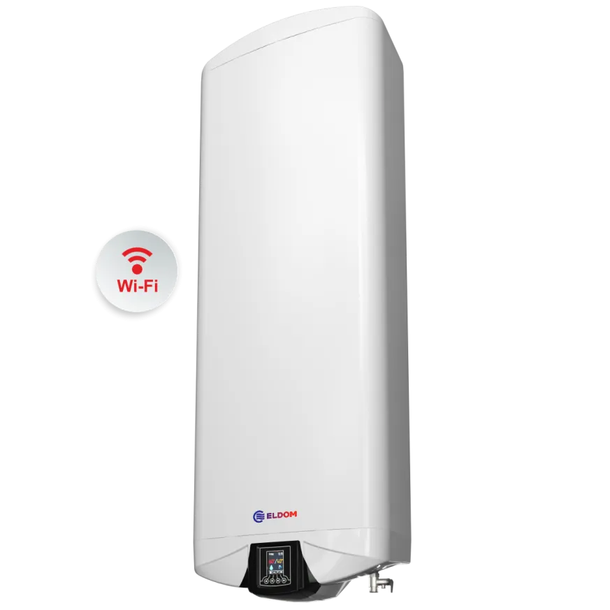 Boiler electric cu doua rezervoare, Eldom Galant Duo Wi-Fi DU100W-W, 80 L