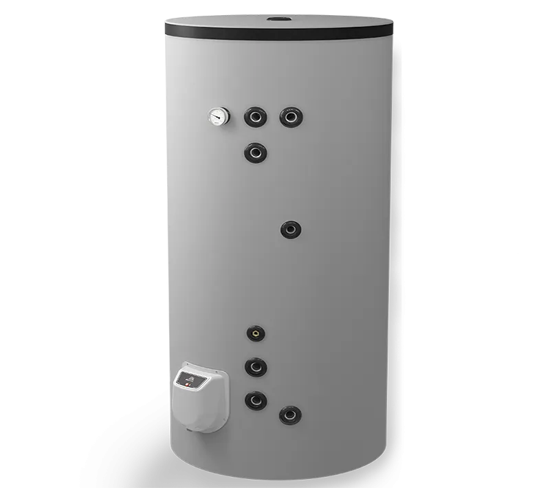 Boiler termoelectric cu doua serpentine Eldom FV50080S21, 9000 W, 500 l, montaj pe sol, 0.8 Mpa