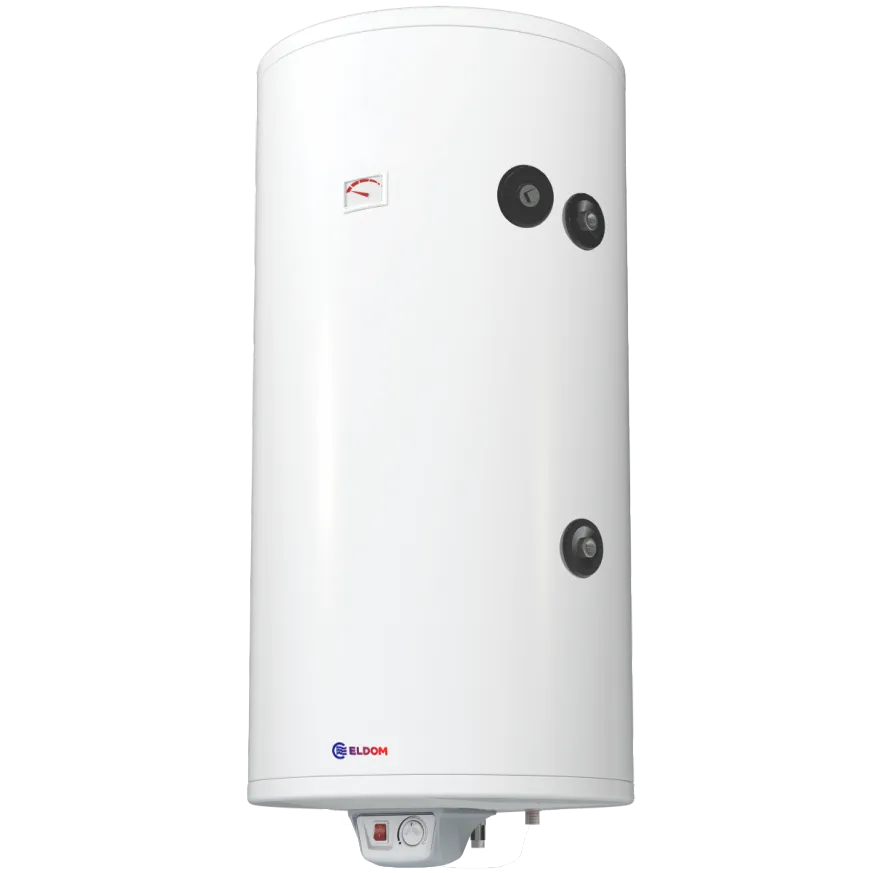 Boiler termoelectric cu o serpentina, Eldom GREEN LINE WVM20059FSR, 200 Litri, 3 Kw, serpentina pe partea dreapta