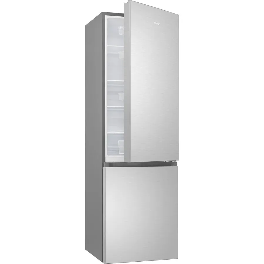 Bomann Combina frigorifica Bomann KG7353, 268L, Clasa C, H 180 cm, inox