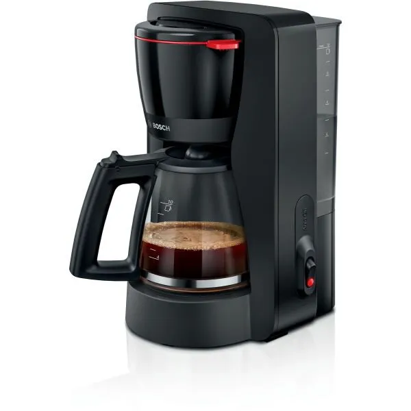 BOSCH Cafetiera Bosch My Moment TKA2M113, 1.37 l, cana sticla, sistem antipicurare, oprire automata, rezervor de apa detasabil, cu sistem de umplere usoara,Negru