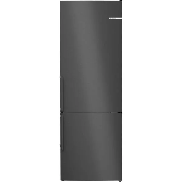 BOSCH Combina frigorifica Bosch KGN49VXDT, 440 l, NoFrost,Clasa D, H 203 cm, Black Inox AntiAmprenta