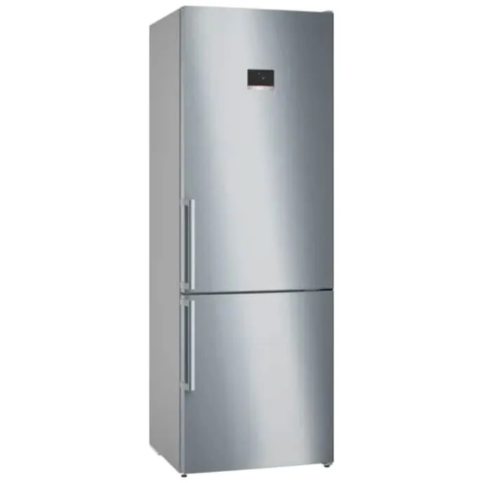 BOSCH Combina frigorifica Bosch Series 4 KGN497ICT, 440 l, H 203 cm, Clasa energetica C, Inox