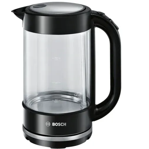 BOSCH Fierbator apa Bosch TWK70B03, 2400 W,1.7 L, Cana sticla, Filtru anticalcar, Deconectare automata, Inox