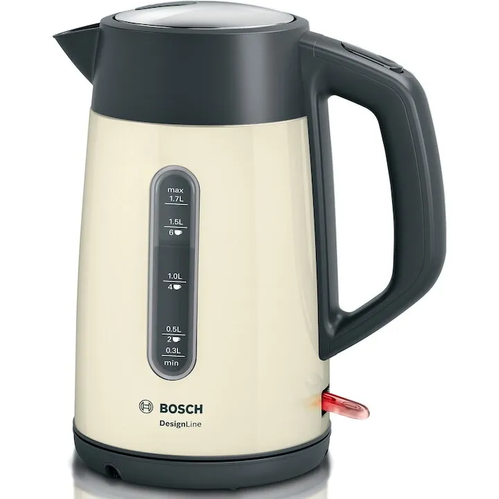 BOSCH Fierbator de apa Bosch TWK4P437 DesignLine 1.7 l, Bej