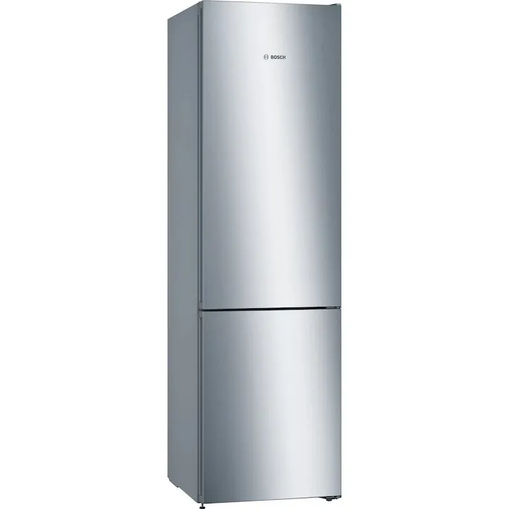 BOSCH Frigider cu congelator Bosch Serie 4 KGN39VIEB, No Frost, 368 L, Clasa energetica E, H 203 cm, Argintiu