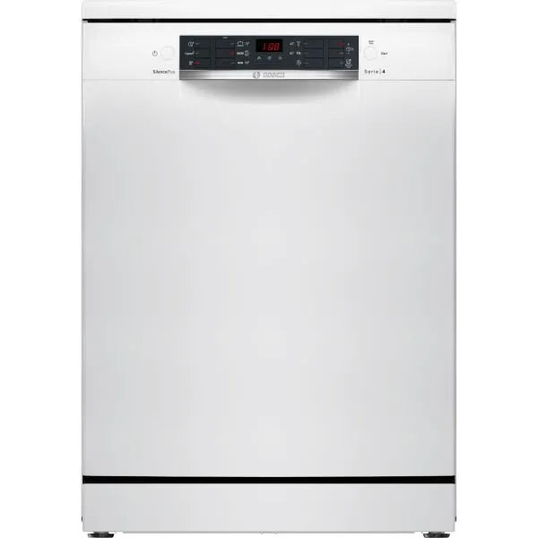 BOSCH Mașina de spălat vase independentă Bosch Seria 4 SMS46KW02E, 13 seturi, 7 programe, 60 cm, Albă