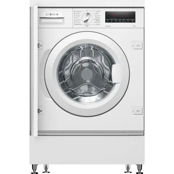 BOSCH Masina de spalat rufe incorporabila Bosch WIW28542EU, 8 kg, 1400 RPM, Motor EcoSilence Drive, SpeedPerfect, ActiveWater Plus, VarioDrum, Clasa C, Alb