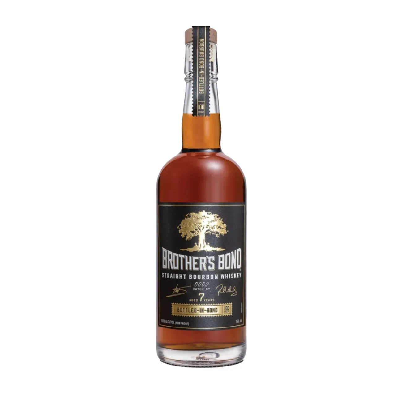 Bottled-in-bond straight bourbon whiskey 700 ml