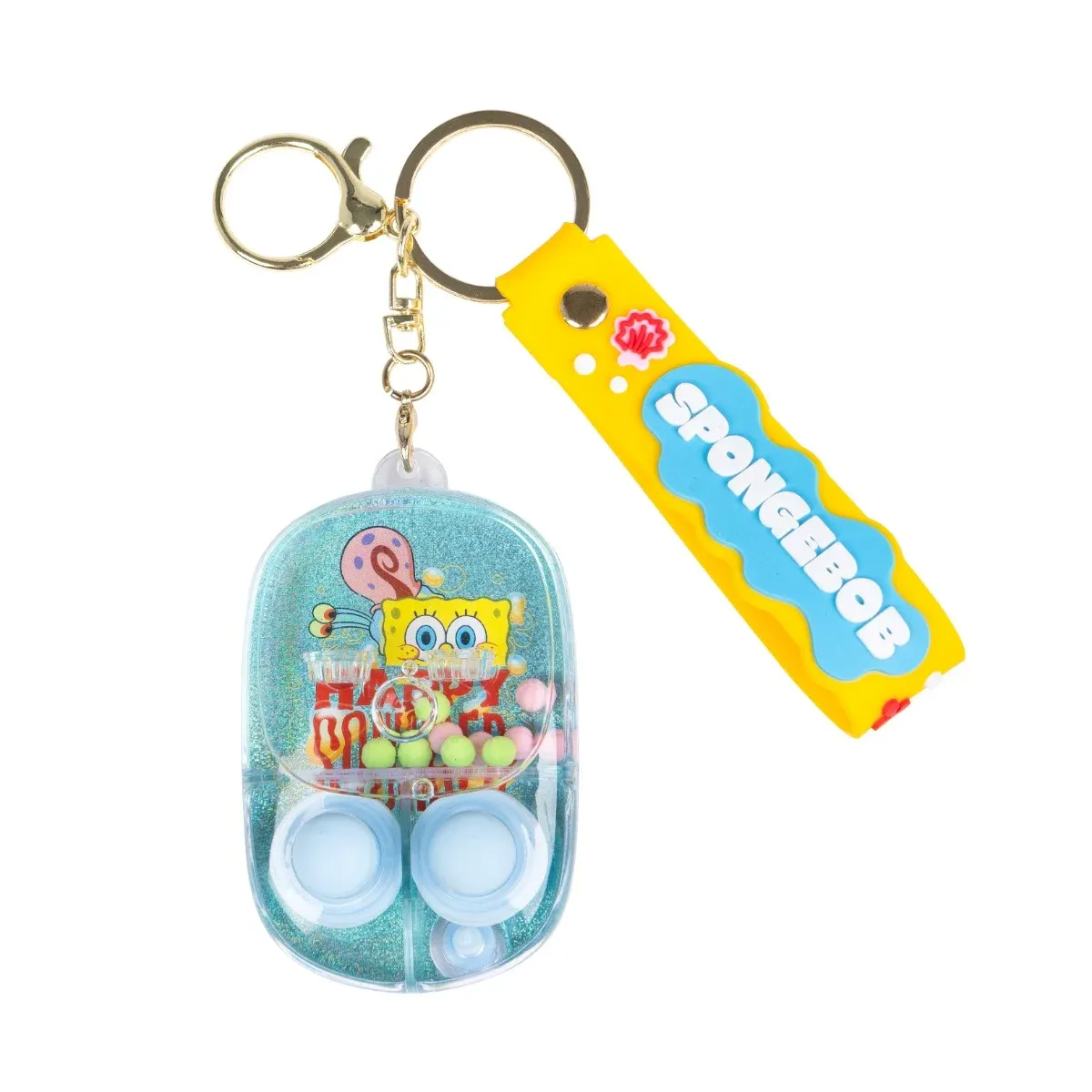 Breloc cu joc, Sponge Bob, SquarePants Fidget