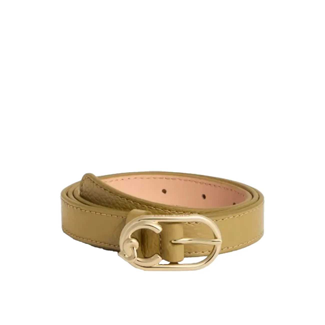 C-me leather belt seagrass  S