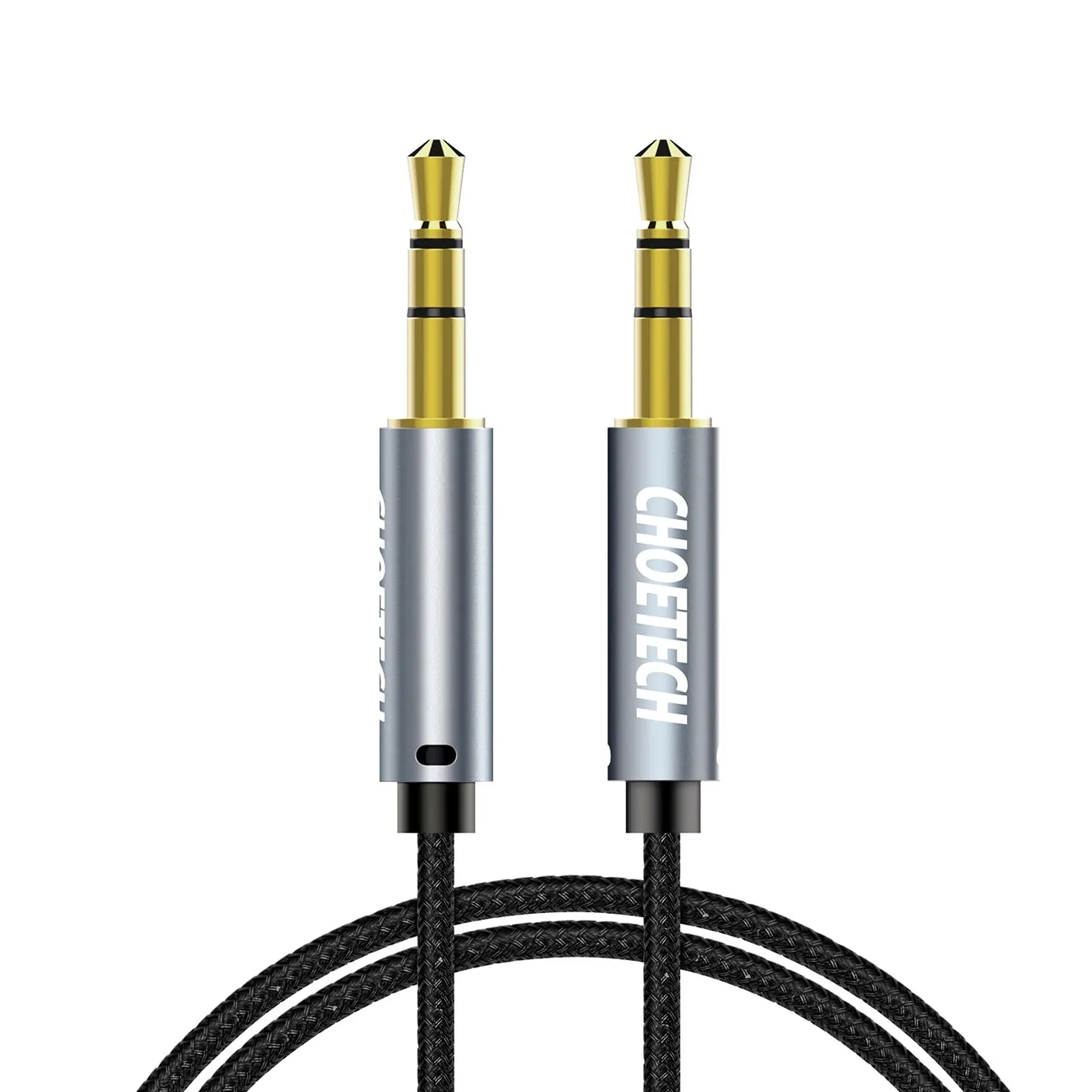 Cablu audio Choetech AUX002, 2x Jack 3.5mm, 1.2m, Negru