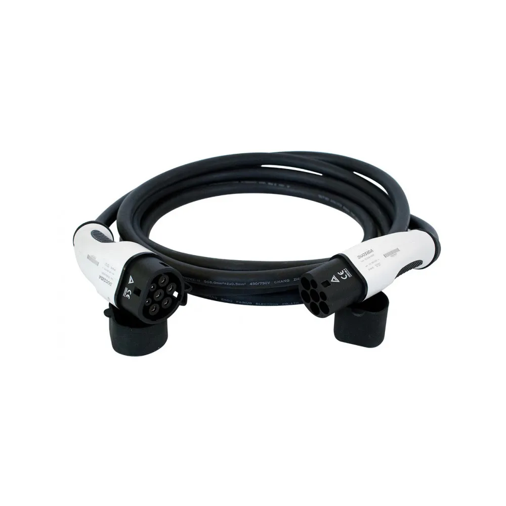 Cablu incarcare masini electrice Duosida T22-3/16N, Type 2, 11kW, trifazat, 5 m