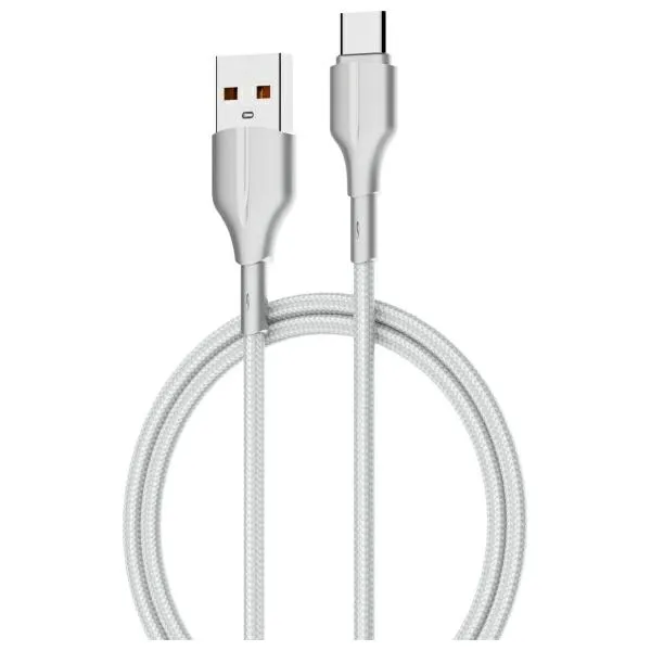 Cablu pentru incarcare si transfer de date Beline BLNCWC02, USB-A la USB-C, 25W, 2m, Alb