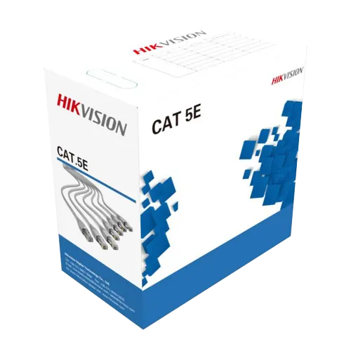 Cablu UTP cat5e 0.45mm, cupru integral, cutie 305 metri - HIKVISION DS-1LN5E-EE