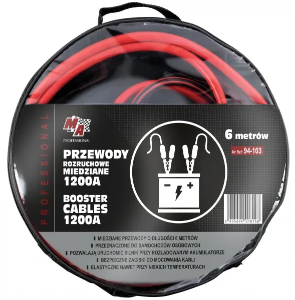 Cabluri de pornire de 1200 A - 6 m