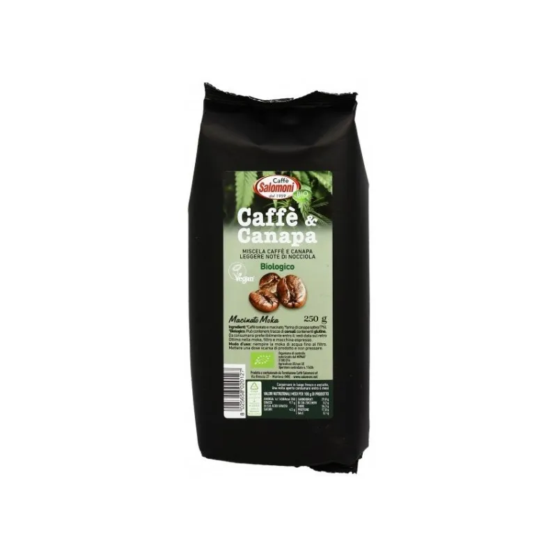 Cafea si Canepa BIO, Salomoni Cafe, 250 g