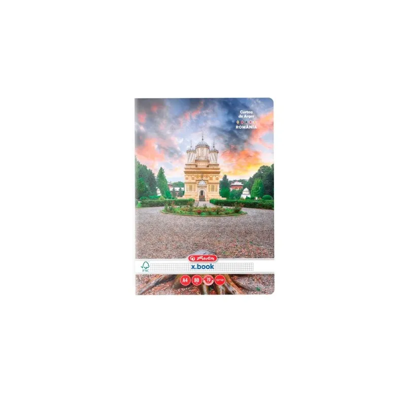 Caiet A4, 80 File, Matematica, Romania