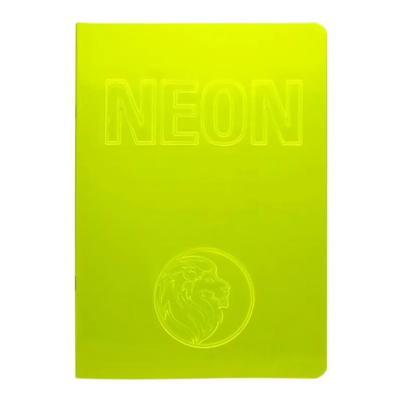 Caiet A4 Velin, 42 File, 80 g, Coperta Neon PP, Varianta 3
