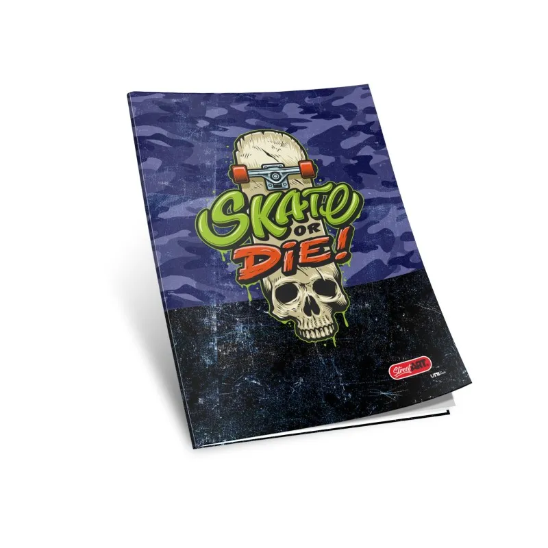 Caiet A4 Velin, 42 File, Coperta Street Art, Varianta 4