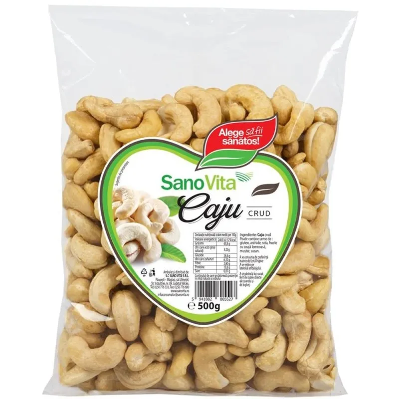 Caju Crud, Sanovita, 500 g