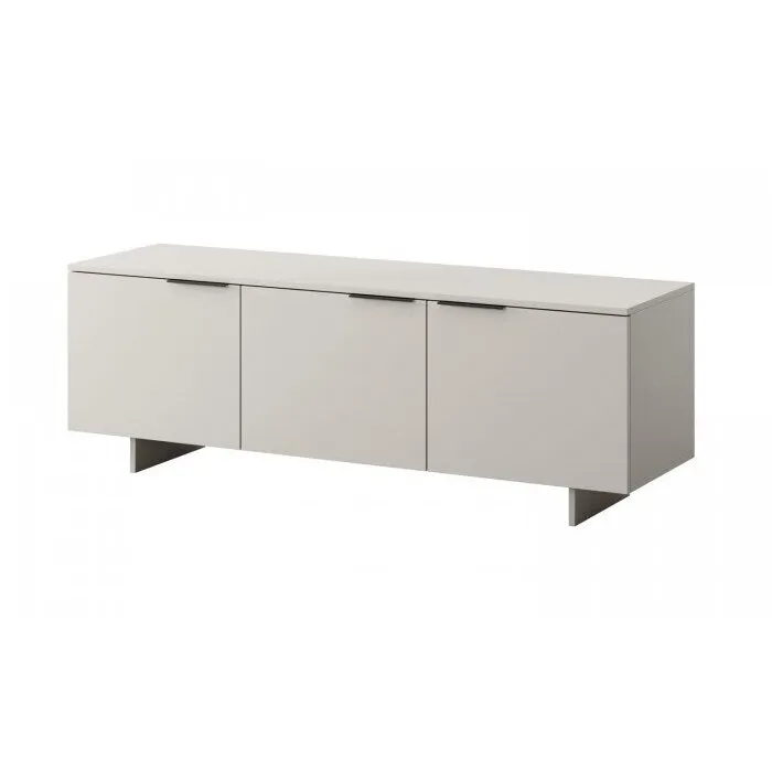Cama&nbsp;MEBLE Comoda TV Cama Meble Alma, 3 usi, 150x41.5x55cm, PAL-MDF, Alb Mat