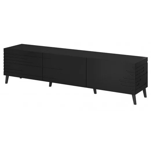 Cama&nbsp;MEBLE Comoda TV, Cama Meble Nova, MDF, 40x48x186cm, Negru