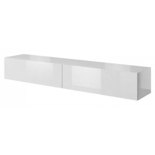Cama&nbsp;MEBLE Comoda TV,Cama Meble Slide 200, MDF, 30x40x200cm, Alb