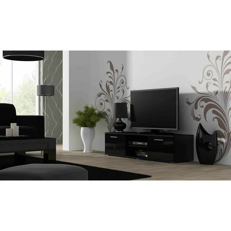 Cama&nbsp;MEBLE Comoda TV Cama Meble Soho 140, Negru