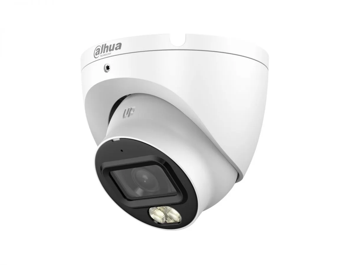 Camera Analog Dahua 5MP, lentila 2.8 mm, Smart Dual Light IR + lumina alba 30 m, Starlight, microfon integrat, avertizare luminoasa, IP67, HAC-HDW1500TLM-IL-A-0280B-S3