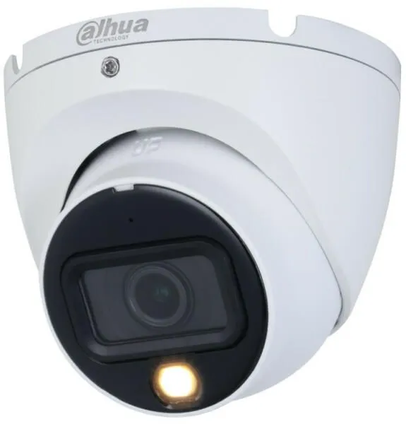 Camera analog Dahua Dome 4K 8MP, Smart Dual Light, Full-color, IR 20 m, lentila 2.8 mm, microfon - HAC-HDW1801TLM-IL-A-0280B-S2